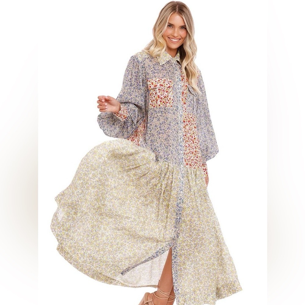 Alemais Floral Lucia Maxi Dress